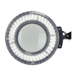 Lampa lupa led S5 + statyw led reg. natężenie światła czarna