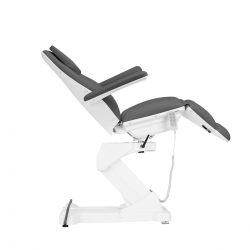 Fotel kosmetyczny elektryczny Sillon Basic 3 siln. obrotowy szary