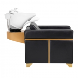 Gabbiano myjnia fryzjerska Toledo złoto czarna / biała