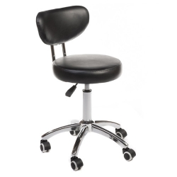 Taboret kosmetyczny BT-229 czarny TNS