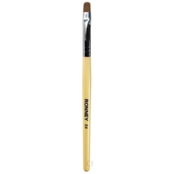 RONNEY Professional Gel Brush - Profesjonalny drewniany pedzel do żelu nr 6 RN 00443