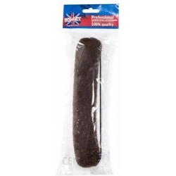 RONNEY Professional Hair Bun With Rubber 059 - Wypełniacz Koka Podłużny z Gumką (brązowy) 230 mm RA 00059