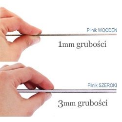 PILNIK WOODEN 100/180 BIAŁY 1szt