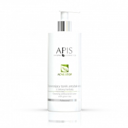 Apis acne-stop oczyszczający tonik antybakt. z zieloną herbatą 500 ml