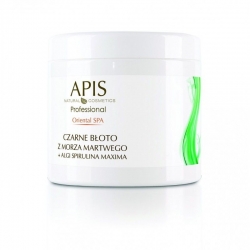 APIS Oriental SPA czarne błoto do ciała +algi Spirulina Maxima 500g