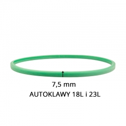USZCZELKA SILIKONOWA DO AUTOKLAWÓW WOSON 18 L i 23 L ZIELONA 7,5 MM