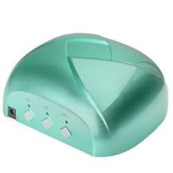 Lampa twister uv dual led 36W timer + sensor zielona