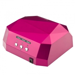 LAMPA DIAMOND 2w1 UV LED+CCFL 36W TIMER + SENSOR PINK