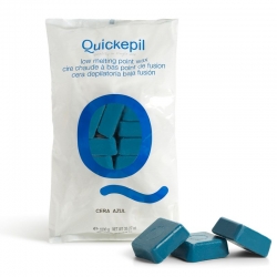 QUICKEPIL WOSK TWARDY BEZPASKOWY DO DEPILACJI 1 KG NIEBIESKI