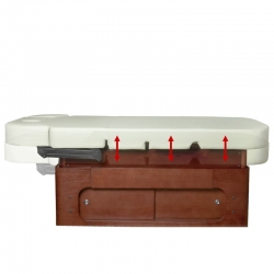 Spa leżanka kosmetyczna Azzurro wood 361A 4 siln.