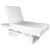 Spa leżanka kosmetyczna Azzurro 815B świecąca white