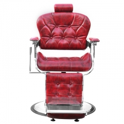 GABBIANO FOTEL BARBERSKI PREMIER CZERWONY