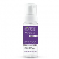 BIELENDA MICROBIOME Pro Care Delikatny peeling enzymatyczny w piance 160 ml