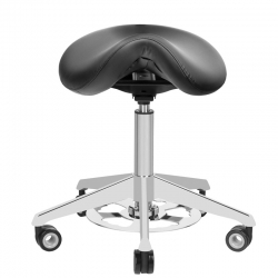TABORET KOSMETYCZNY AZZURRO 010F BUMP-UP CZARNY