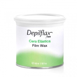 Depilflax 100 elastyczny wosk do depilacji puszka 500 ml naturalny