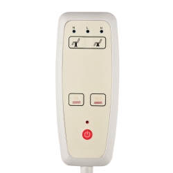 Spa leżanka kosmetyczna Azzurro 805 1 siln. venge/latte podgrzewana