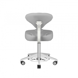 Taboret kosmetyczny Azzurro 156-F bump-up szary