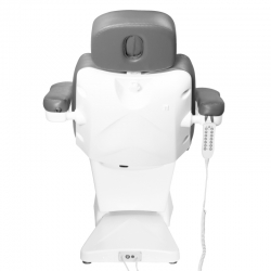 Fotel kosmetyczny elektr. Azzurro 878 5 siln. szary