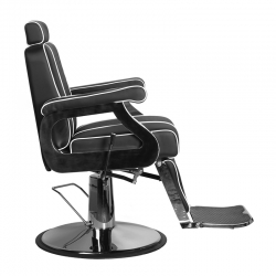 Gabbiano fotel barberski Paulo czarny TNS