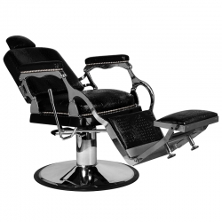 GABBIANO FOTEL BARBERSKI ALFREDO CZARNY