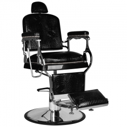 GABBIANO FOTEL BARBERSKI ALFREDO CZARNY