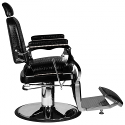 GABBIANO FOTEL BARBERSKI ALFREDO CZARNY