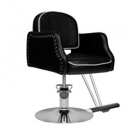 HAIR SYSTEM FOTEL FRYZJERSKI HS24 CZARNY