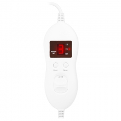 Koc elektryczny 160 x 140 Merdeer premium white wool