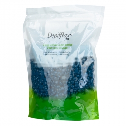 Depilflax 100 elastyczny wosk do depilacji o niskiej temperaturze topnienia perłowy azul 1000 g