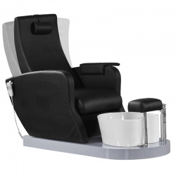 Fotel spa do pedicure Azzurro 016B czarny