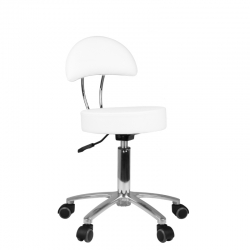 TABORET KOSMETYCZNY AM-309 BIAŁY