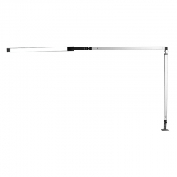 LAMPA LED 3-RAMIENNA NA BIURKO SREBRNA