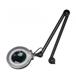 Lampa lupa S4 + statyw czarna