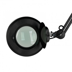 Lampa lupa S4 + statyw czarna