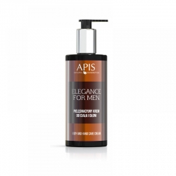 APIS ELEGANCE FOR MEN, pielęgnacyjny krem do ciała i dłonie 300ml