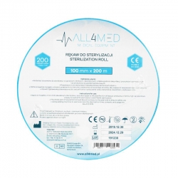 All4med rękaw do sterylizacji rolka 10 cm x 200 m