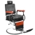 GABBIANO FOTEL BARBERSKI MASTER CZARNY