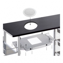 Pochłaniacz pyłu do zabudowy kasetowy Momo professional J-02 biały