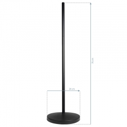STATYW SKŁADANY DO LAMPY ALL4LIGHT LASHES LINE 2 CZARNY