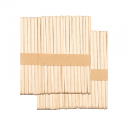 Szpatułka drewniana średnia 114 x 10 x 2 mm - 100 sztuk