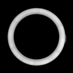 Lampa pierścieniowa Ring light 10' 8W led czarna do blatu