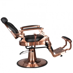 GABBIANO FOTEL BARBERSKI CLAUDIUS CUPPER CZARNY