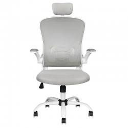Fotel biurowy Max Comfort 73H biało - szary