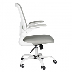 Fotel biurowy Comfort 73 biało - szary