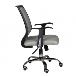 FOTEL BIUROWY ECO COMFORT 02 CZARNO - SZARY