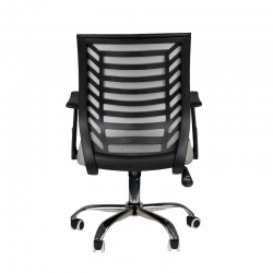FOTEL BIUROWY ECO COMFORT 02 CZARNO - SZARY