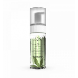 APIS CANNABIS HOME CARE ŁAGODZĄCA PIANKA DO MYCIA TWARZY NA BAZIE HYDROLATU Z KONOPI 150 ML