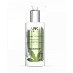 Apis cannabis home care naturalny tonik łagodzący na bazie hydrolatu z konopi 300 ml