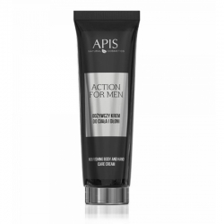 Apis action for men odżywczy krem do ciała i dłoni, 100ml
