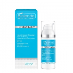 BIELENDA SUPREMELAB Hydra-Hyal2 Injection Nawadniająco-liftingujący krem do twarzy z kwasem hialuronowym SPF 15 50 ml